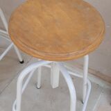 Vintage industrial screw stools