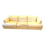 Roche Bobois 3-seater leather sofa