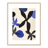 Painting on paper - flower illustration signed Eawy