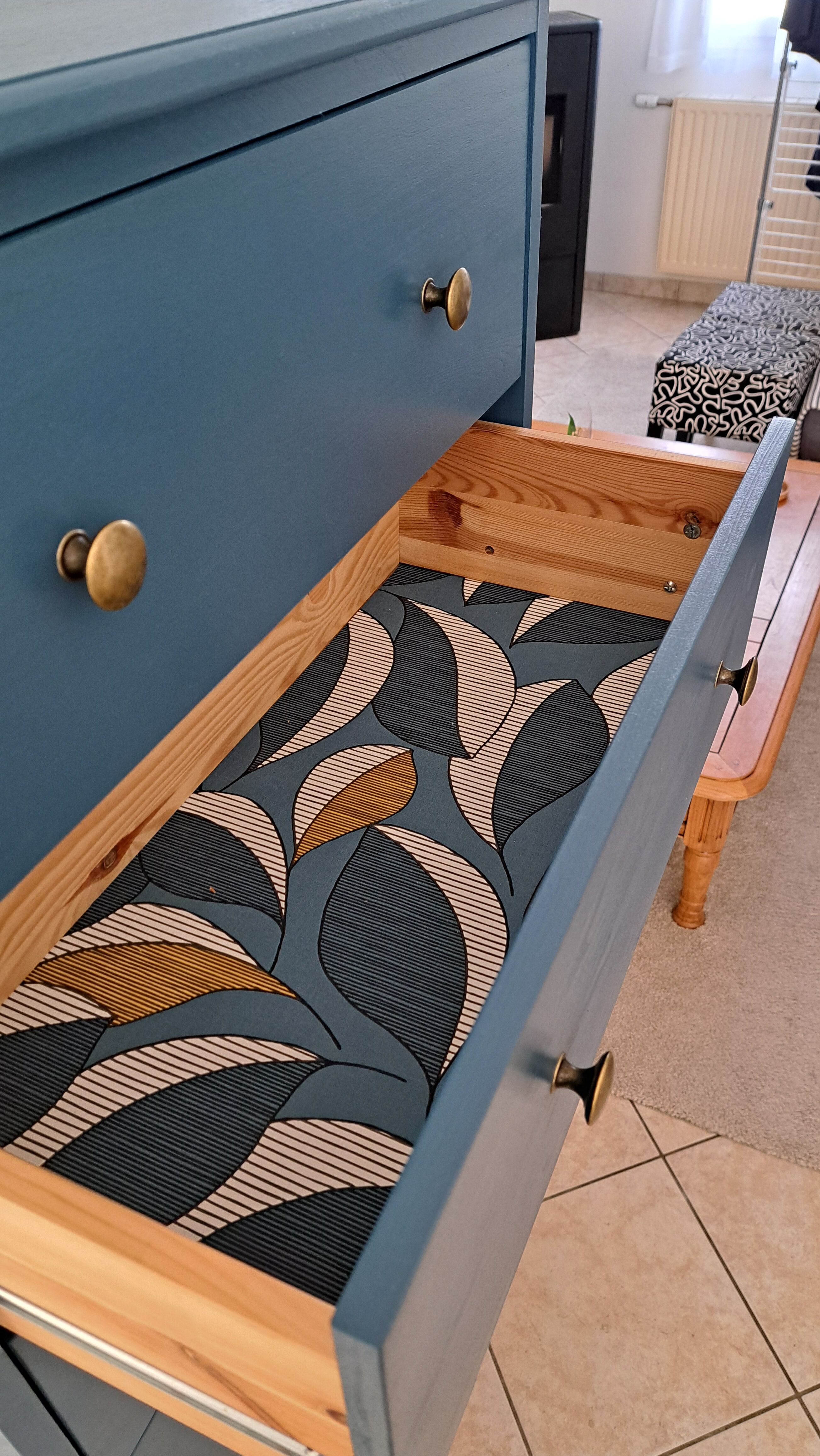 Commode bleu ganne