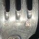 Christofle solid silver christening cutlery, Vendôme shell pattern
