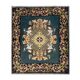 Teal Green Kilim Rug Handwoven Oriental Carpet Moldavian Area Square Rug