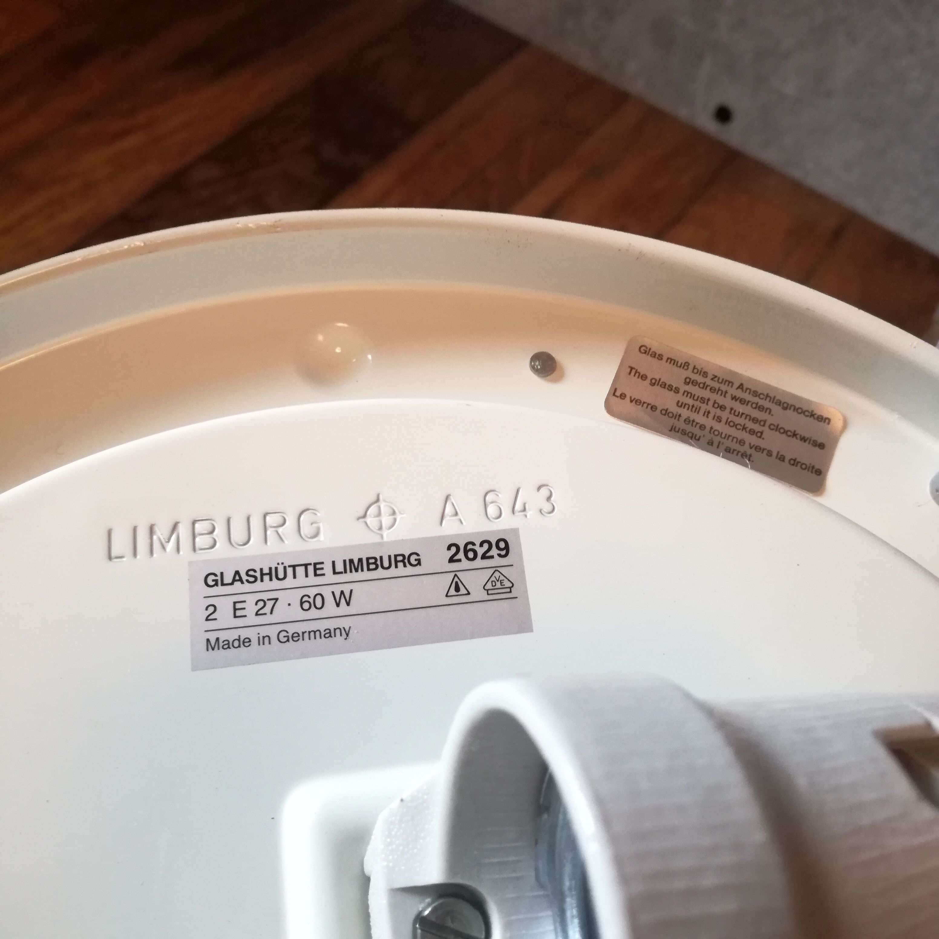 Glashutte Limburg A 643 - 30 lamp