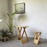 Adrian Reed Table and Stool Dining Set