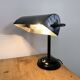 Vintage Black Bankers Desk Lamp, 1950s