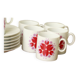 Set of 6 Thomas Germany coffee cups and 6 saucers.