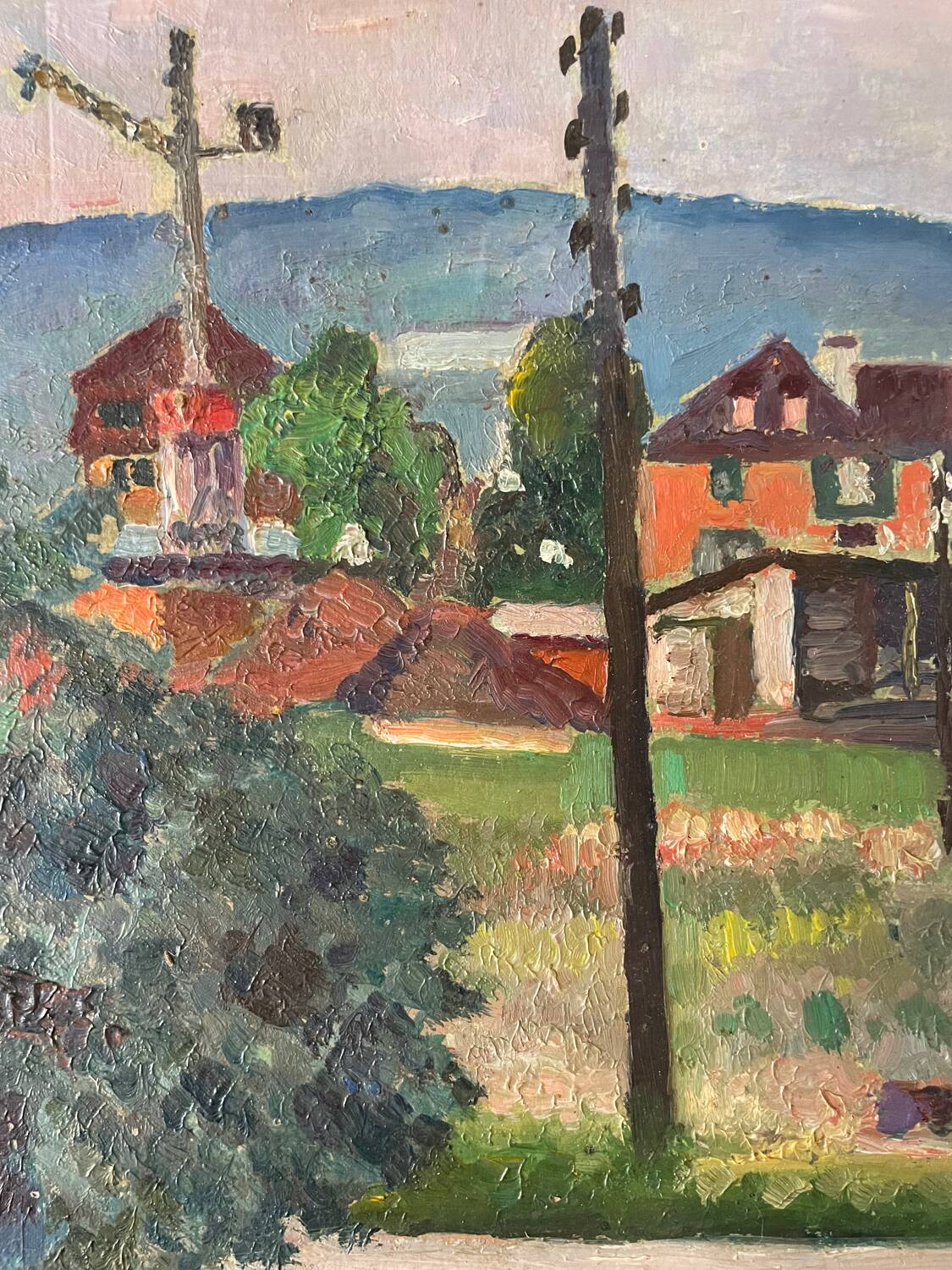 Swiss landscape painting 1951