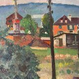 Tableau paysage Suisse 1951