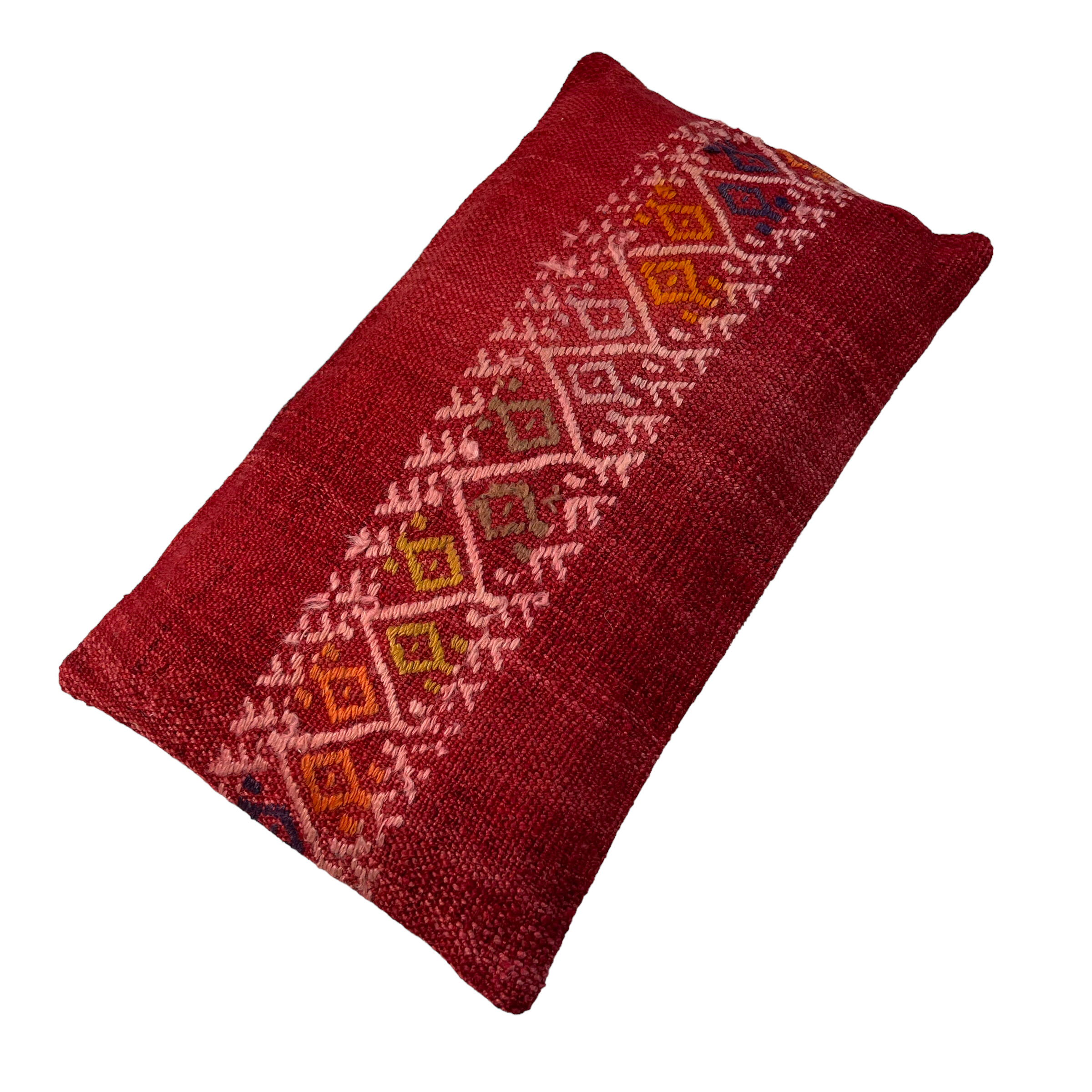 Vintage turkish kilim cushion cover 30x50cm