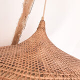 Wicker pendant lamp