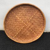 Braided bamboo tray