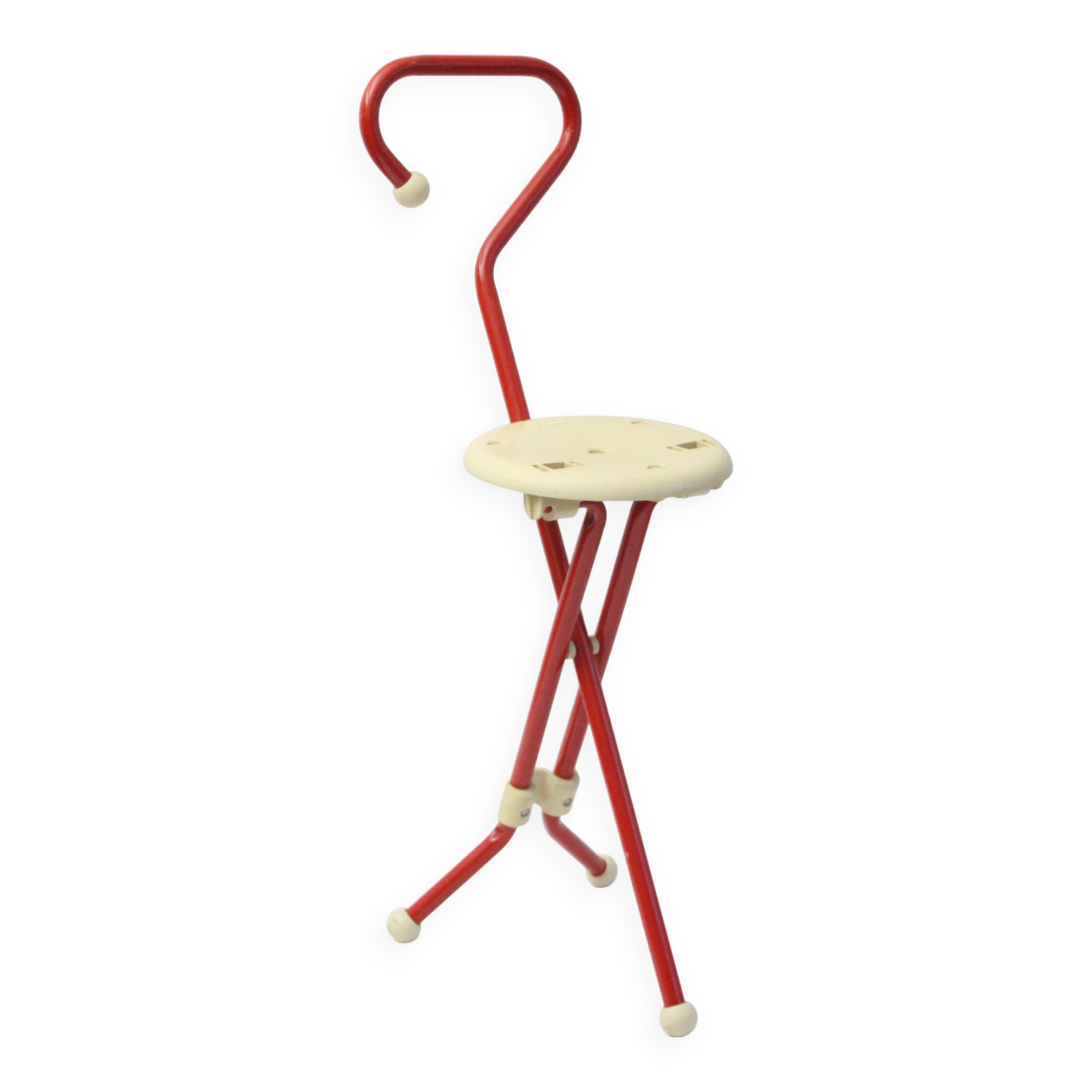 Folding stick stool Ulysse model C.S. by Ivan Loss for Sandrigarden 1981