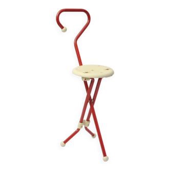 Tabouret pliant Ulysse modèle CS par Ivan Loss pour Sandrigarden 1981