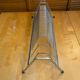 Vintage 1970s Chrome Metal Vinyl Record Holder with 100 Slots