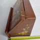 Vintage letter holder box decorated and hand-painted
