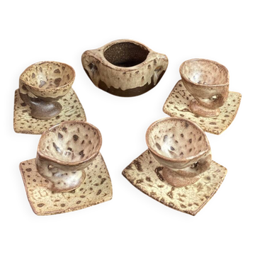 Stoneware coffee service, 1970s