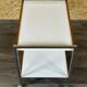 60s 70s serving trolley dinette made of teak & chrome Danish Modern Design