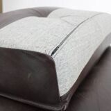 1970s Brown Leather armchair, Denmark