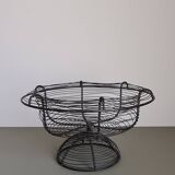 Vintage French wire fruit basket – centerpiece