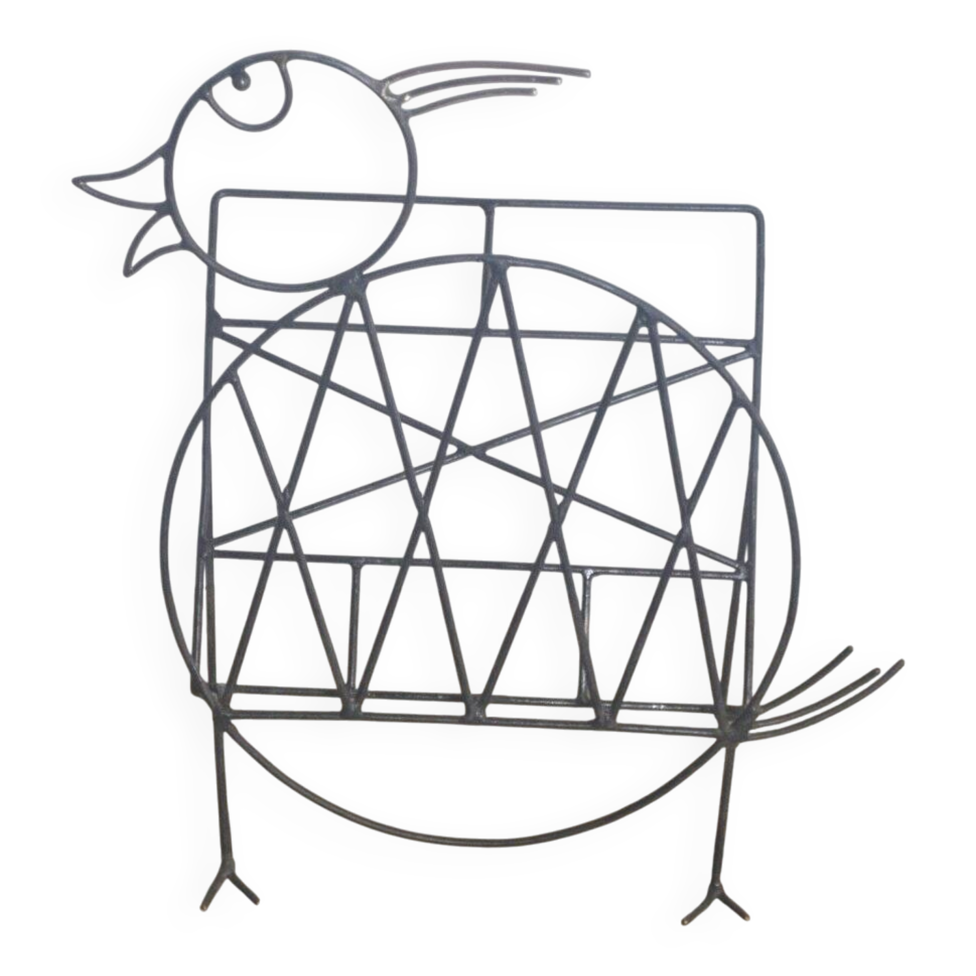 Iron magazine rack, 1930s