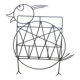 Iron magazine rack, 1930s