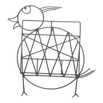 Iron magazine rack, 1930s