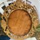Mirror in carved wood gilded with leaf, Louis XV period, 18th century