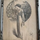 Fashion engraving 1910s- Berthe Bovy