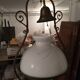 Suspension in opaline and brass
