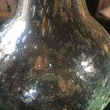 Vase soliflore en verre bullé signé Biot  1960- 1970