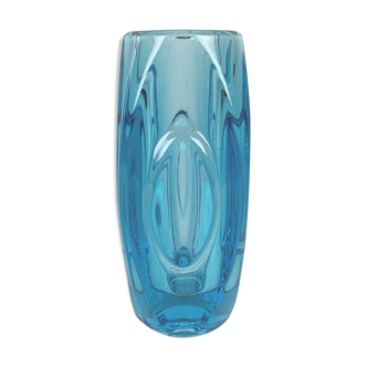 Vase en verre de Rudolf Shrotter pour Sklo Union, années 1950