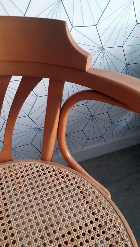 Fauteuil de bureau pivotant ZPM Radomsko - années 50.