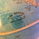 Earth globe, vintage 70s-80s