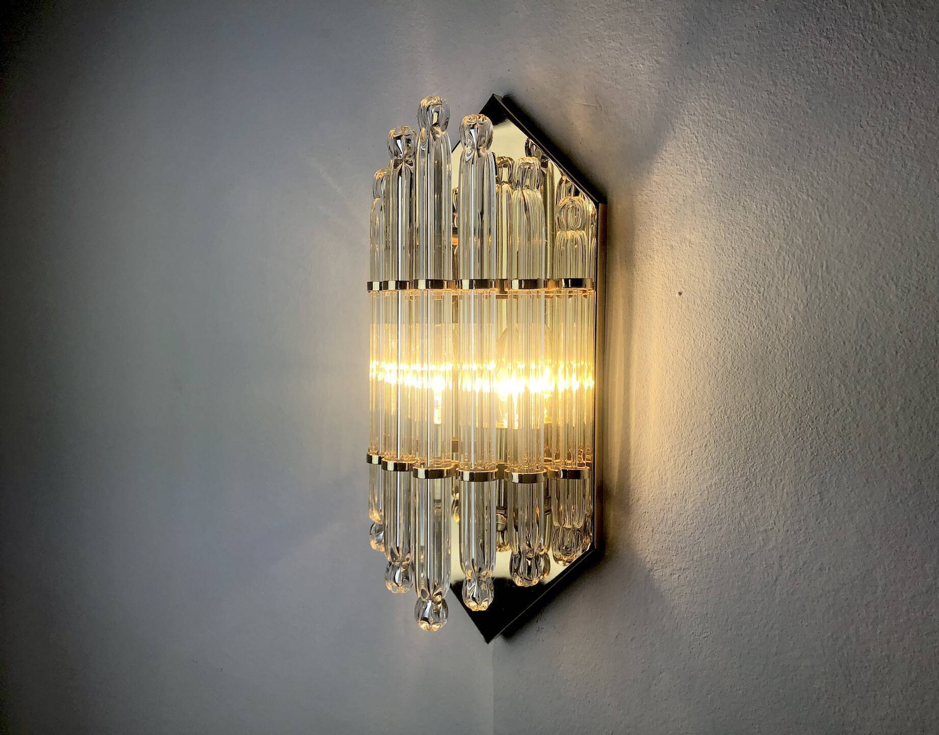 Venini Italy wall lamp 1970