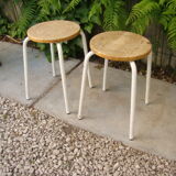 Pair of industrial stools