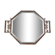 Mirror of courtesy Art Deco wrought iron, 1930