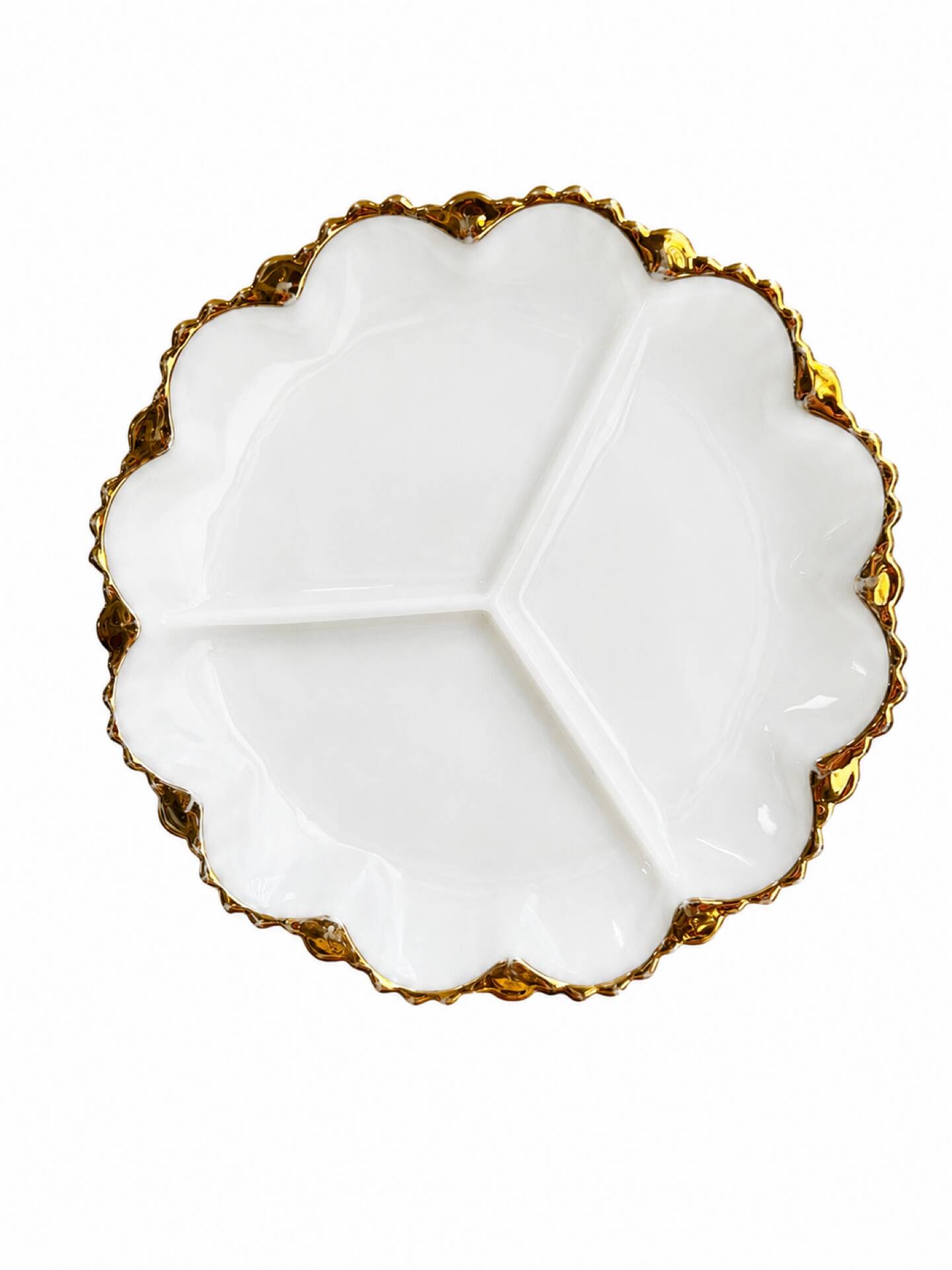 Plat de service en opaline - 1940