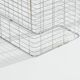 Large "Wire" Desk in Glass and Metal, Terence Conran, 1980s