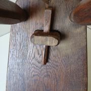 Antique Alpine peasant chair, Stabelle type, made of solid wood – 19th century.