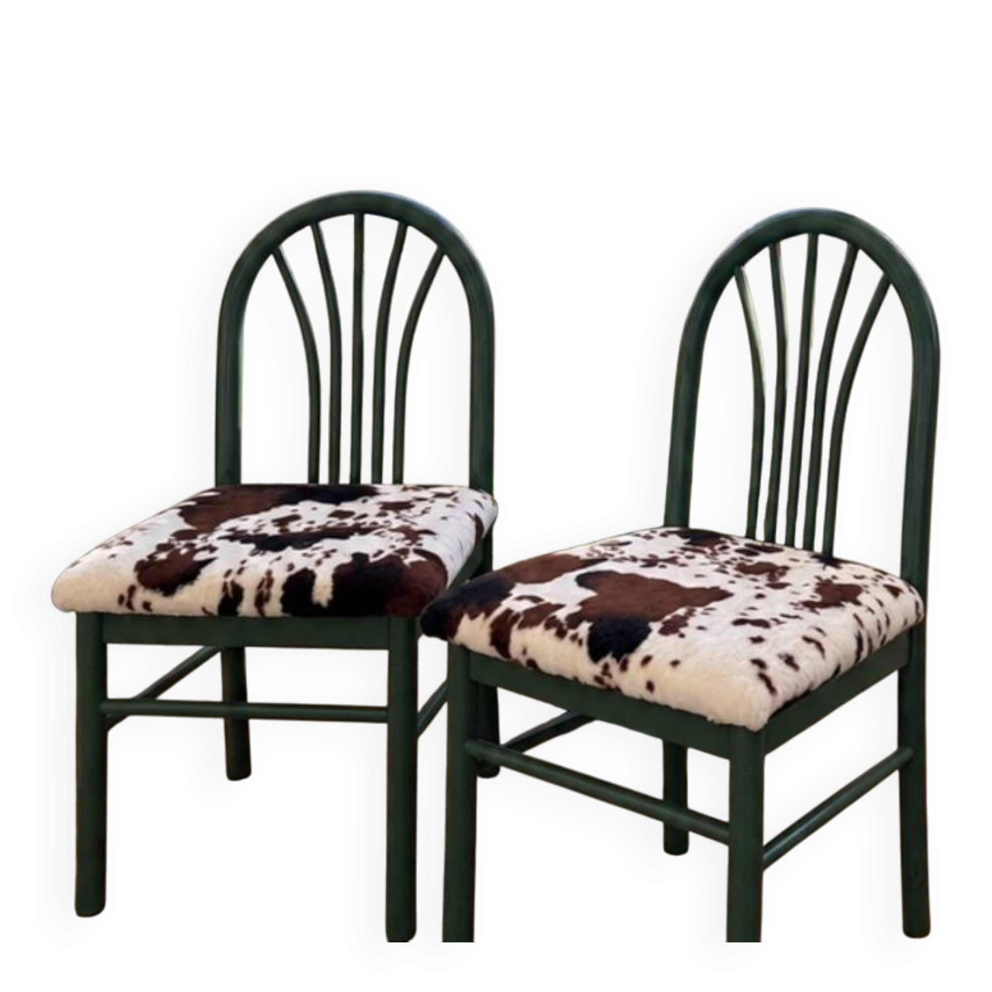 Animal print chairs