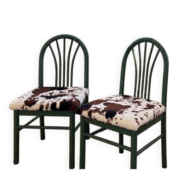 Animal print chairs