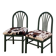 Animal print chairs
