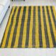 Tapis Kilim à Rayures Turques Vintage