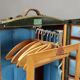 Vintage travel trunk Valigeria Inzaghi in faux leather, Italy, 20th century