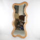 Large "waves" rattan mirror