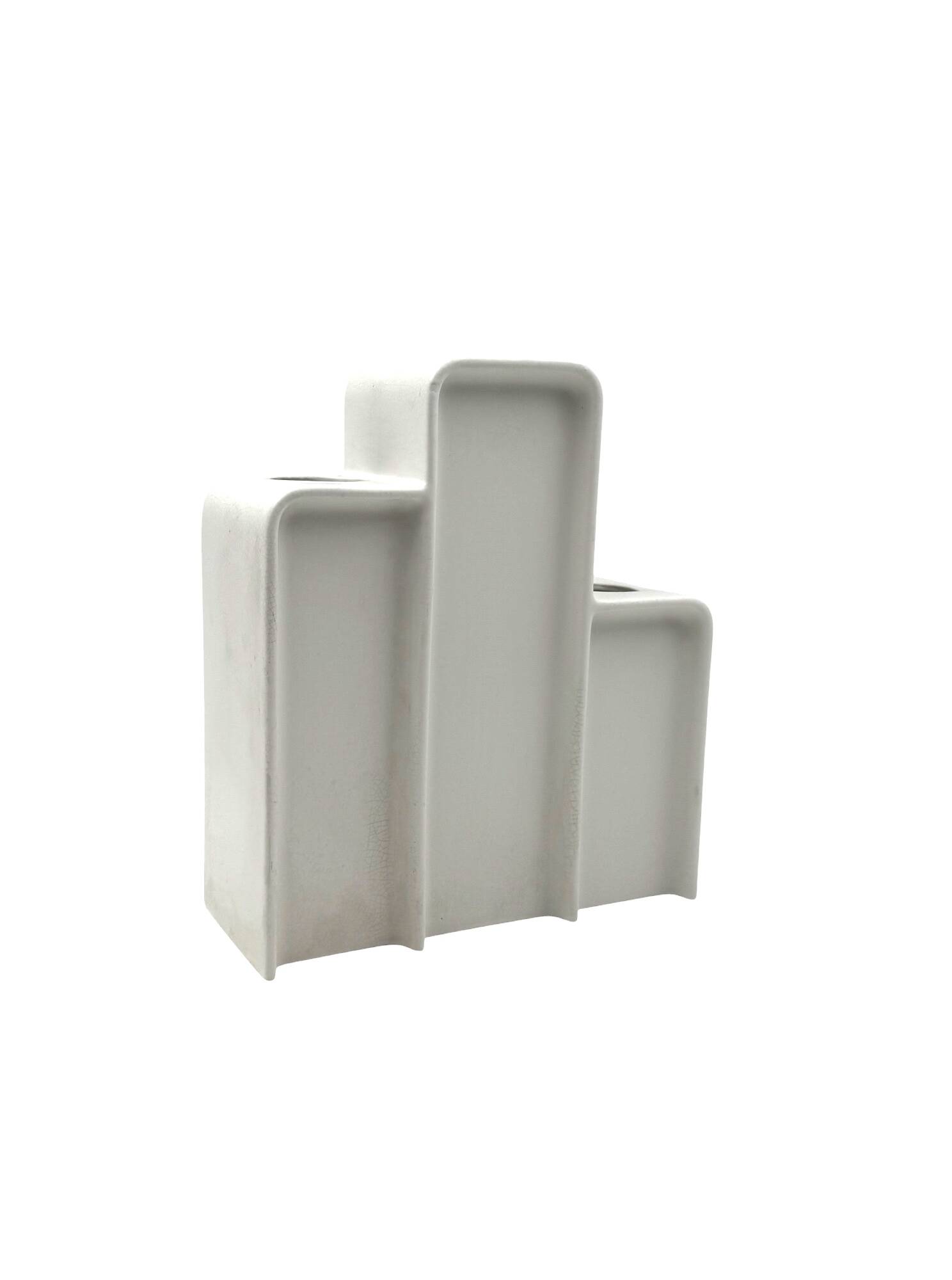 Makio Hasuike, space age ceramic vase, Arnolfo di Cambio, Italy 1975