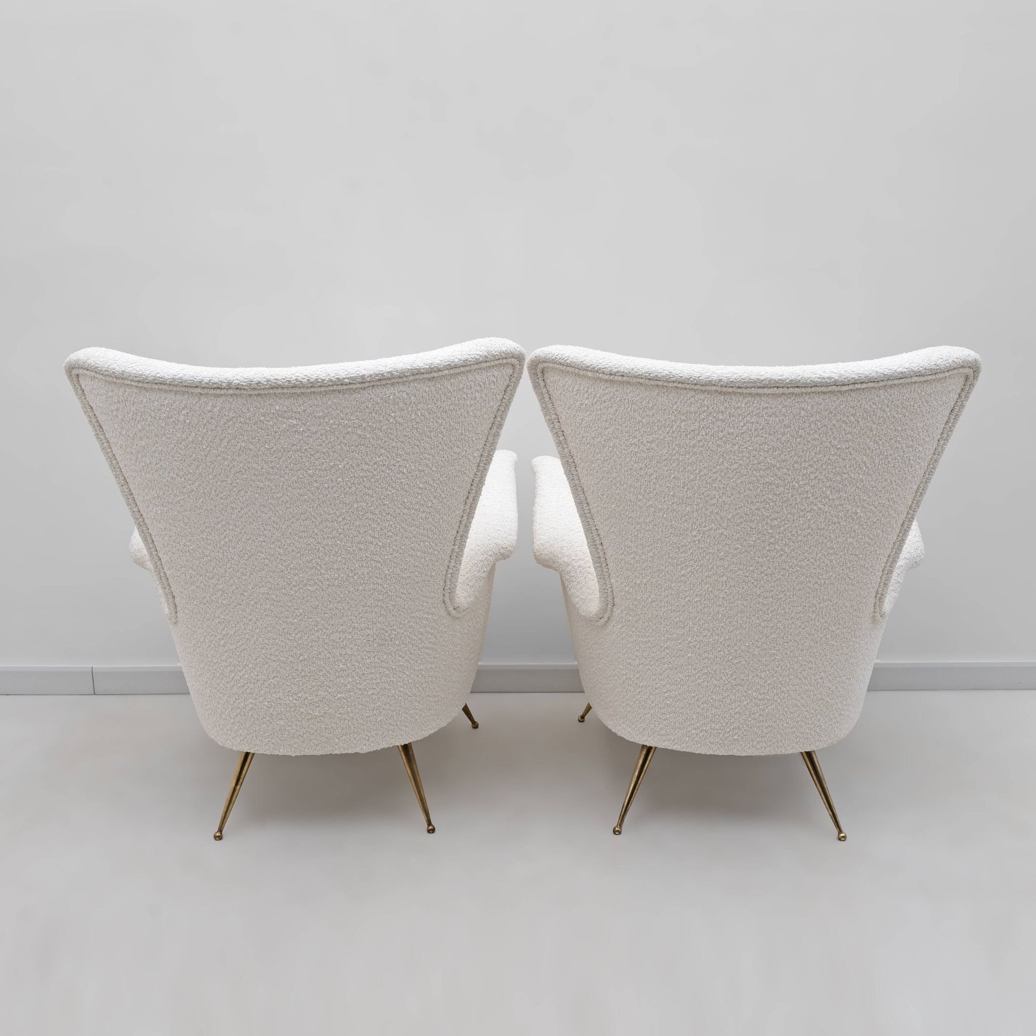 Art Dèco Italian Lounge Armchair from 50s,