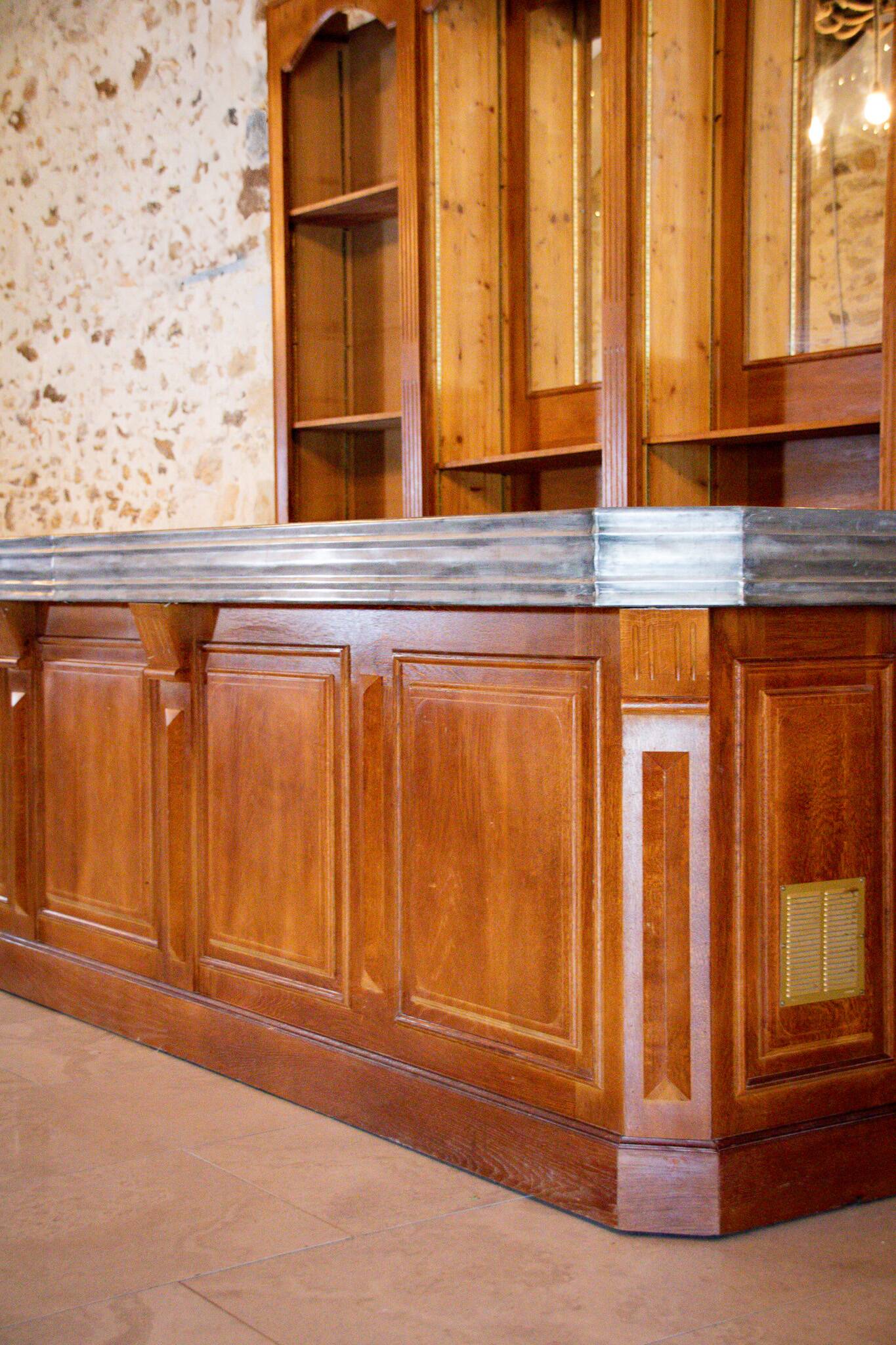 5m solid oak bar