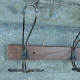 School coat rack with 5 double hooks