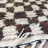 Handmade wool Berber rug 300X195 cm